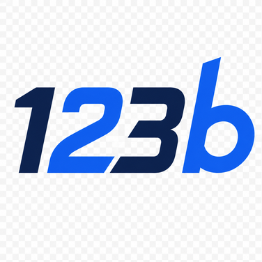 123 b logo